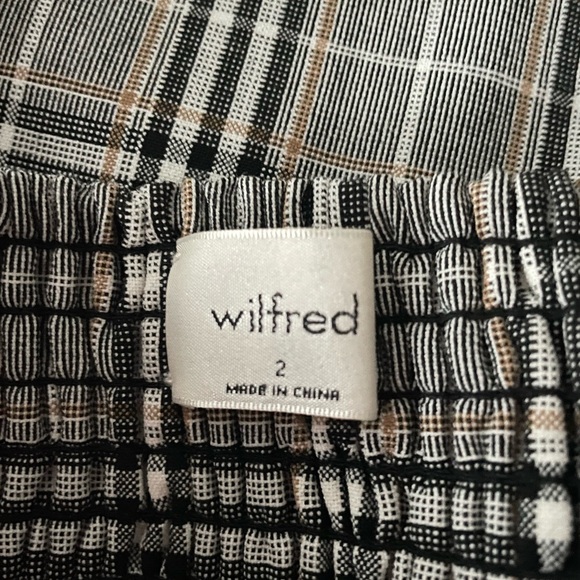 Like New, Wilfred Aritzia Women’s Plaid Spaghetti Strap Mini Dress Size 2 - Picture 2 of 12